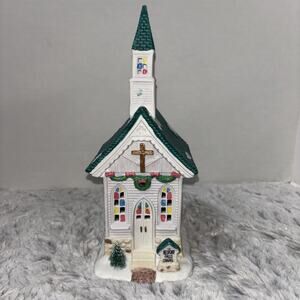 Christmas It's a Wonderful Life Holiday Village Bedford Falls Chapel Only 1994
